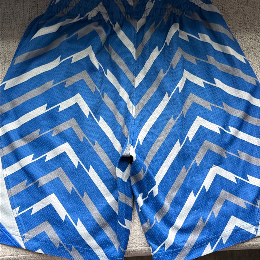 Nike and Jordan Athletic Shorts Blue and Green Lightweight Comfort - Picture 3 of 5